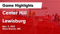 Center Hill  vs Lewisburg  Game Highlights - Nov. 9, 2023