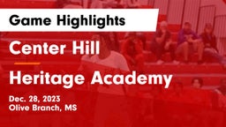 Center Hill  vs Heritage Academy  Game Highlights - Dec. 28, 2023