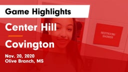 Center Hill  vs Covington  Game Highlights - Nov. 20, 2020