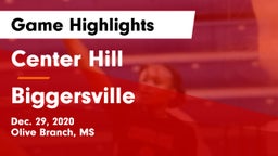 Center Hill  vs Biggersville  Game Highlights - Dec. 29, 2020