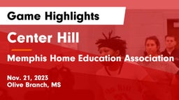 Center Hill  vs Memphis Home Education Association Game Highlights - Nov. 21, 2023