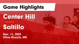 Center Hill  vs Saltillo  Game Highlights - Dec. 11, 2023