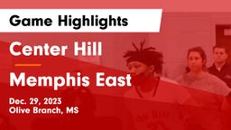 Center Hill  vs Memphis East  Game Highlights - Dec. 29, 2023