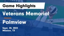 Veterans Memorial  vs Palmview  Game Highlights - Sept. 20, 2022