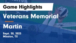 Veterans Memorial  vs Martin  Game Highlights - Sept. 30, 2023