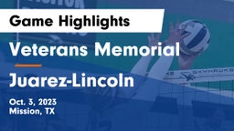 Veterans Memorial  vs Juarez-Lincoln  Game Highlights - Oct. 3, 2023