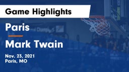 Paris  vs Mark Twain  Game Highlights - Nov. 23, 2021
