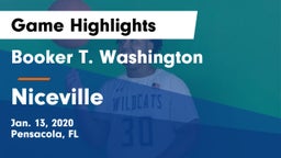 Booker T. Washington  vs Niceville  Game Highlights - Jan. 13, 2020