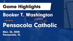 Booker T. Washington  vs Pensacola Catholic  Game Highlights - Nov. 26, 2020