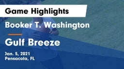 Booker T. Washington  vs Gulf Breeze  Game Highlights - Jan. 5, 2021