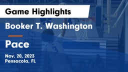 Booker T. Washington  vs Pace  Game Highlights - Nov. 20, 2023