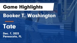 Booker T. Washington  vs Tate  Game Highlights - Dec. 7, 2023