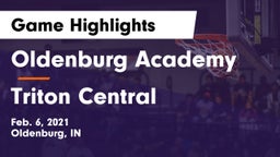 Oldenburg Academy  vs Triton Central  Game Highlights - Feb. 6, 2021
