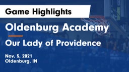 Oldenburg Academy  vs Our Lady of Providence Game Highlights - Nov. 5, 2021
