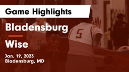 Bladensburg  vs Wise  Game Highlights - Jan. 19, 2023