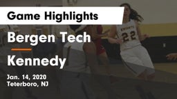 Bergen Tech  vs Kennedy  Game Highlights - Jan. 14, 2020