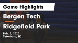 Bergen Tech  vs Ridgefield Park Game Highlights - Feb. 3, 2020