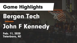Bergen Tech  vs John F Kennedy Game Highlights - Feb. 11, 2020