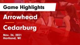 Arrowhead  vs Cedarburg  Game Highlights - Nov. 26, 2021