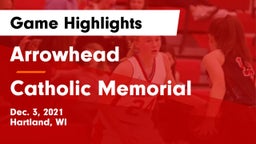 Arrowhead  vs Catholic Memorial Game Highlights - Dec. 3, 2021