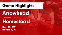 Arrowhead  vs Homestead  Game Highlights - Dec. 28, 2021