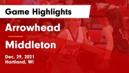 Arrowhead  vs Middleton  Game Highlights - Dec. 29, 2021