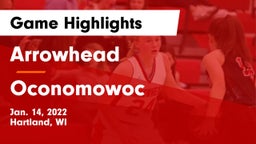 Arrowhead  vs Oconomowoc  Game Highlights - Jan. 14, 2022