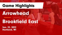 Arrowhead  vs Brookfield East  Game Highlights - Jan. 22, 2022