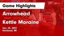 Arrowhead  vs Kettle Moraine  Game Highlights - Jan. 25, 2022