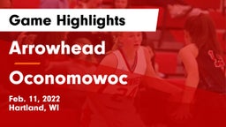 Arrowhead  vs Oconomowoc  Game Highlights - Feb. 11, 2022