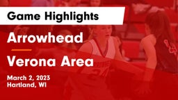 Arrowhead  vs Verona Area  Game Highlights - March 2, 2023