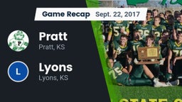 Recap: Pratt  vs. Lyons  2017