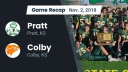 Recap: Pratt  vs. Colby  2018