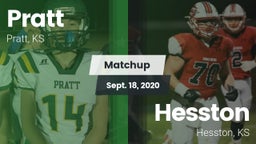 Matchup: Pratt  vs. Hesston  2020