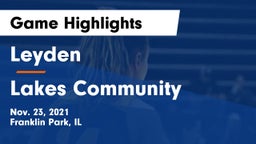 Leyden  vs Lakes Community Game Highlights - Nov. 23, 2021