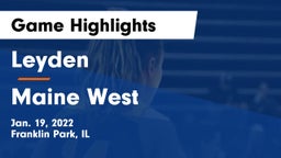 Leyden  vs Maine West  Game Highlights - Jan. 19, 2022