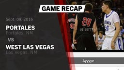 Recap: Portales  vs. West Las Vegas  2016