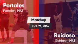 Matchup: Portales vs. Ruidoso  2016