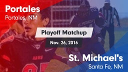 Matchup: Portales vs. St. Michael's  2016