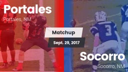 Matchup: Portales vs. Socorro  2017