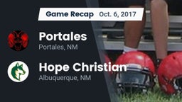 Recap: Portales  vs. Hope Christian  2017