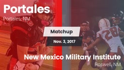 Matchup: Portales vs. New Mexico Military Institute 2017