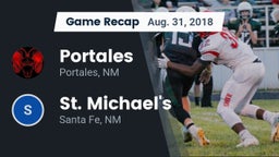 Recap: Portales  vs. St. Michael's  2018
