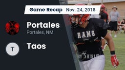 Recap: Portales  vs. Taos 2018