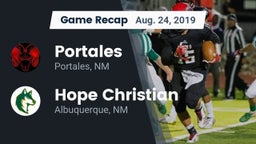 Recap: Portales  vs. Hope Christian  2019