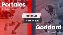 Matchup: Portales vs. Goddard  2019
