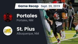 Recap: Portales  vs. St. Pius  2019