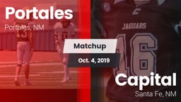 Matchup: Portales vs. Capital  2019