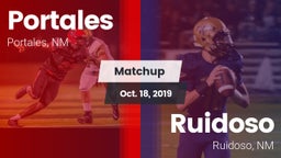 Matchup: Portales vs. Ruidoso  2019