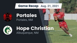 Recap: Portales  vs. Hope Christian  2021